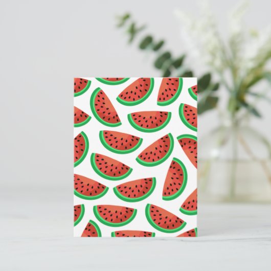 Wassermelone Flat Card (Stehend Vorderseite)