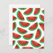 Wassermelone Flat Card (Vorne/Hinten)