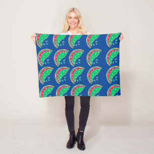 Wassermelone Fleecedecke