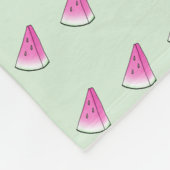 Wassermelone Fleecedecke (Ecke)
