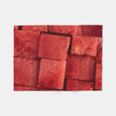 Wassermelone Fleecedecke (Vorderseite (Horizontal))
