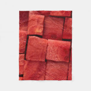 Wassermelone Fleecedecke