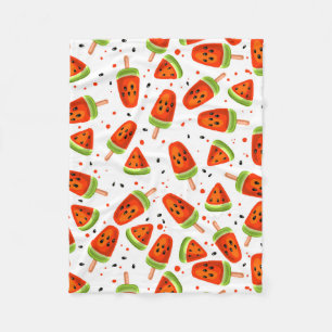 Wassermelone Fleecedecke