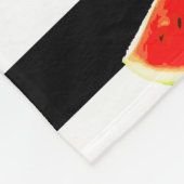 Wassermelone Fleecedecke (Ecke)