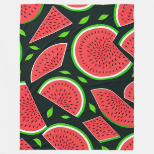 Wassermelone Fleecedecke