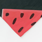 Wassermelone Fleecedecke (Ecke)
