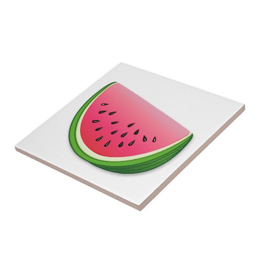 Wassermelone Fliese (Seite)