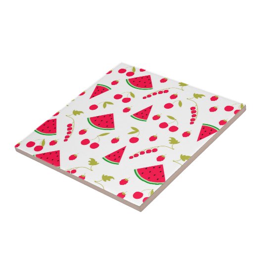 Wassermelone Fliese (Seite)