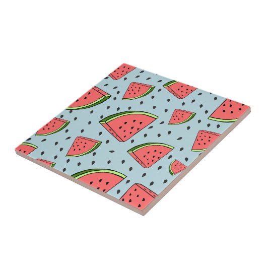 Wassermelone Fliese (Seite)