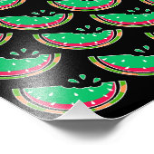 Wassermelone Fotodruck (Ecke)