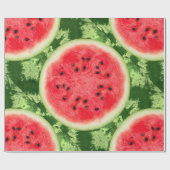 Wassermelone-Frucht-Scheibe Geschenkpapier (Flach)