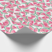 Wassermelone-Frucht-Sommer-Geburtstag Geschenkpapier (Ecke)