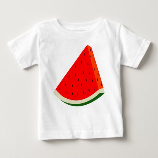 Wassermelone Fruchternte Scheibe Sommer Baby T-shirt (Vorderseite)