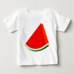 Wassermelone Fruchternte Scheibe Sommer Baby T-shirt