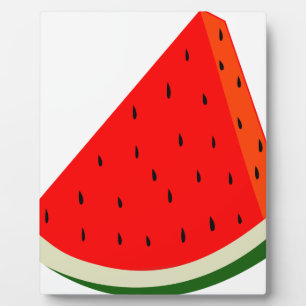 Wassermelone Fruchternte Scheibe Sommer Fotoplatte