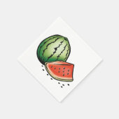Wassermelone Fruchtfutterpapier Napkins Serviette (Ecke)