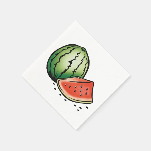 Wassermelone Fruchtfutterpapier Napkins Serviette (Ecke)