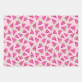 Wassermelone Fruchtmuster Geschenkpapier Set (Vorderseite 2)