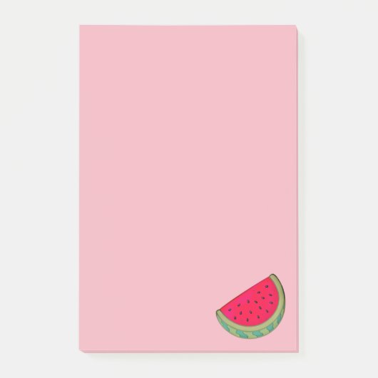 Wassermelone - Fruchtsammlung - Post-it Klebezettel (Vorderseite)