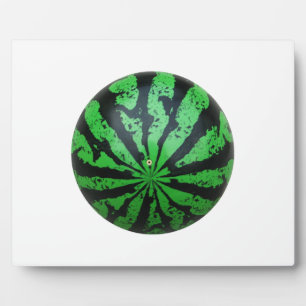 Wassermelone Fußball/Fußball Fotoplatte