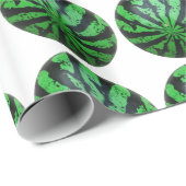 Wassermelone Fußball/Fußball Geschenkpapier (Rolleneckpunkt)
