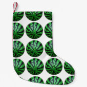 Wassermelone Fußball/Fußball Kleiner Weihnachtsstrumpf (Vorderseite)