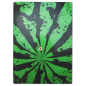 Wassermelone Fußball/Fußball Klemmbrett (Rückseite)