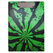 Wassermelone Fußball/Fußball Klemmbrett (Vorderseite)