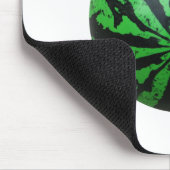 Wassermelone Fußball/Fußball Mousepad (Ecke)