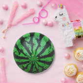 Wassermelone Fußball/Fußball Pappteller (Party)