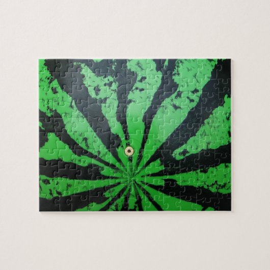 Wassermelone Fußball/Fußball Puzzle (Horizontal)