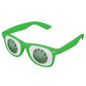 Wassermelone Fußball/Fußball Sonnenbrille (Schrägansicht)