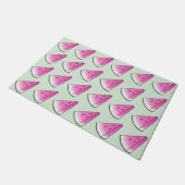 Wassermelone Fußmatte (Schrägansicht)