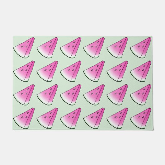 Wassermelone Fußmatte (Vorderseite)