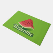 Wassermelone Fußmatte (Schrägansicht)