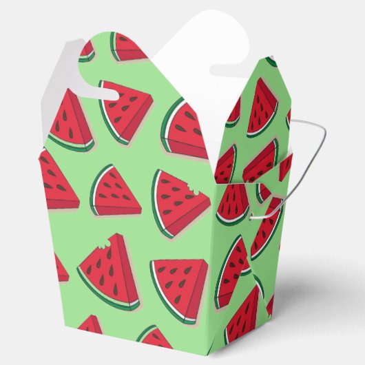 Wassermelone-Gastgeschenk Geschenkschachtel (Geöffnet)