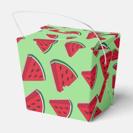 Wassermelone-Gastgeschenk Geschenkschachtel (Rückseite)