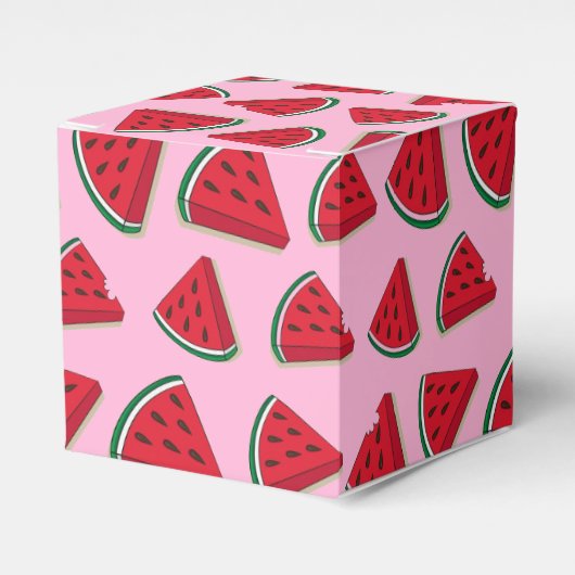 Wassermelone-Gastgeschenk Geschenkschachtel (Vorderseite)