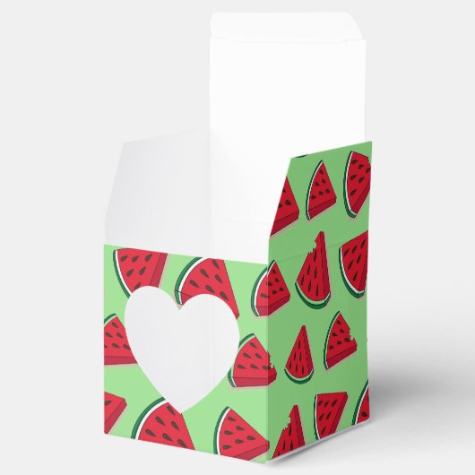 Wassermelone-Gastgeschenk Geschenkschachtel (Geöffnet)