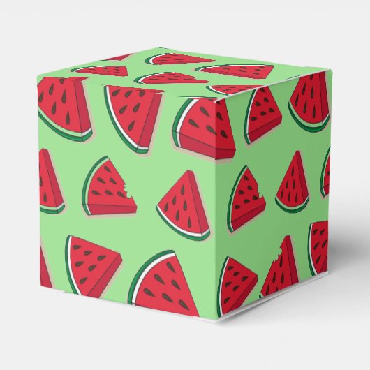 Wassermelone-Gastgeschenk Geschenkschachtel (Rückseite)
