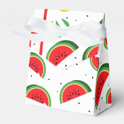 Wassermelone-Gefälligkeitsboxen - für den Minimali Geschenkschachtel (Vorderseite)