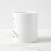 Wassermelone geht zurück zum Geschenk des Lehrers Jumbo-Tasse (Vorderseite)