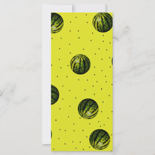 Wassermelone gelb mit Samen (Vorderseite)