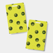 Wassermelone Gelb mit Samen Ausweis (Vorder- & Rückseite)
