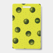Wassermelone Gelb mit Samen Ausweis (Rückseite)