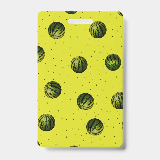 Wassermelone Gelb mit Samen Ausweis (Vorderseite)