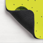Wassermelone gelb mit Samen Mousepad (Ecke)