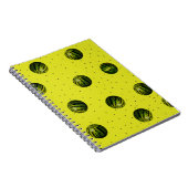 Wassermelone gelb mit Samen Notizblock (Rechte Seite)
