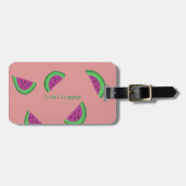 Wassermelone Gepäckmarke Gepäckanhänger (Vorderseite horizontal)