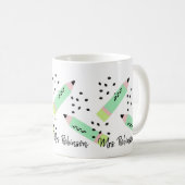Wassermelone - Geschenk für Lehrer Kaffeetasse (VorderseiteRechts)